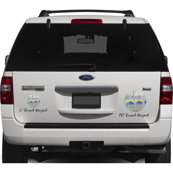 Waterloo Bridge Personalized Car Magnets on Ford Explorer