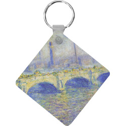 Waterloo Bridge by Claude Monet Diamond Plastic Keychain
