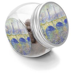 Waterloo Bridge by Claude Monet Puppy Treat Jar