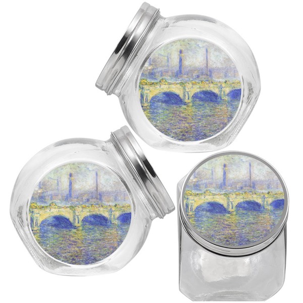 Waterloo Bridge Puppy Treat Jar - Top Left Right