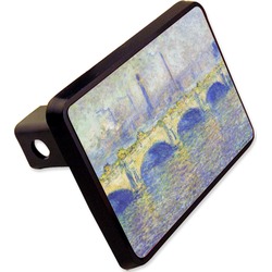 Waterloo Bridge by Claude Monet Rectangular Trailer Hitch Cover - 2"