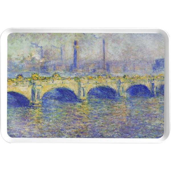 Custom Waterloo Bridge by Claude Monet Serving Tray