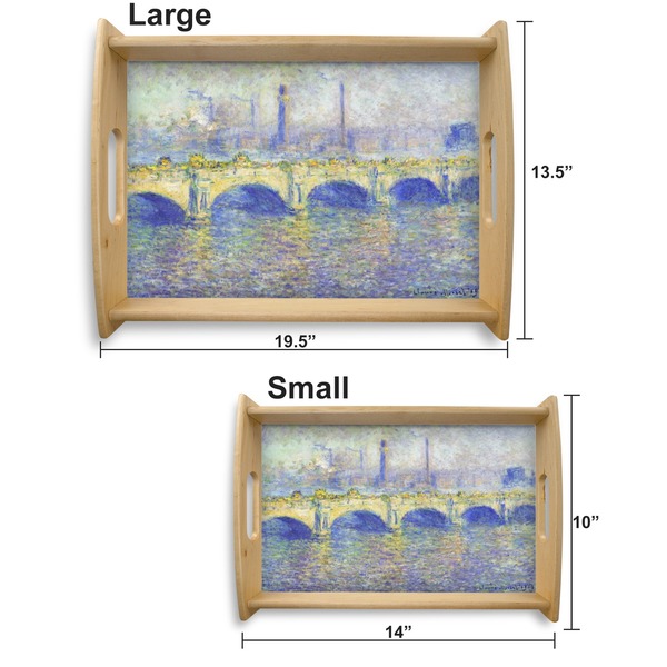 Waterloo Bridge Serving Tray Wood Sizes
