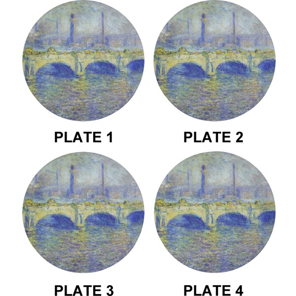 Waterloo Bridge Set of Appetizer / Dessert Plates (Approval)