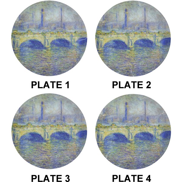 Waterloo Bridge Set of Lunch / Dinner Plates (Approval)