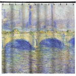 Waterloo Bridge by Claude Monet Shower Curtain - Custom Size