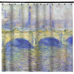 Waterloo Bridge by Claude Monet Shower Curtain - 71" x 74"