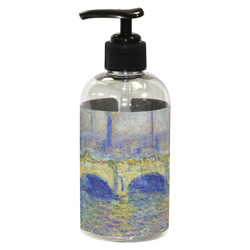 Waterloo Bridge by Claude Monet Plastic Soap / Lotion Dispenser (8 oz - Small - Black)