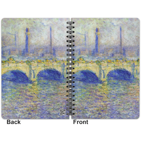 Waterloo Bridge Spiral Journal 7 x 10 - Apvl