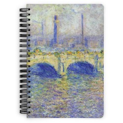 Waterloo Bridge by Claude Monet Spiral Notebook