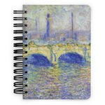 Waterloo Bridge by Claude Monet Spiral Notebook - 5x7