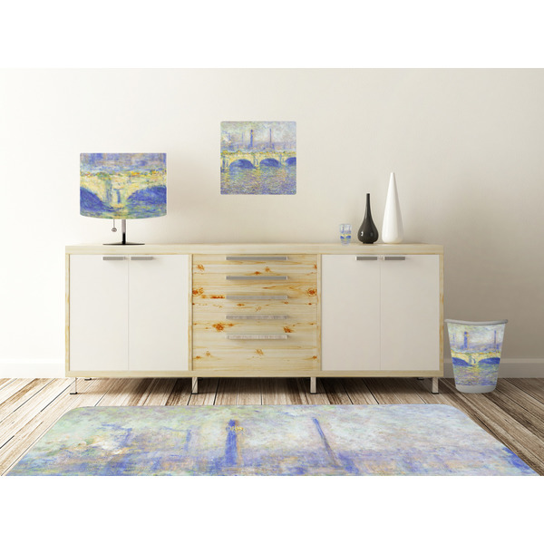 Waterloo Bridge Square Wall Decal Wooden Desk