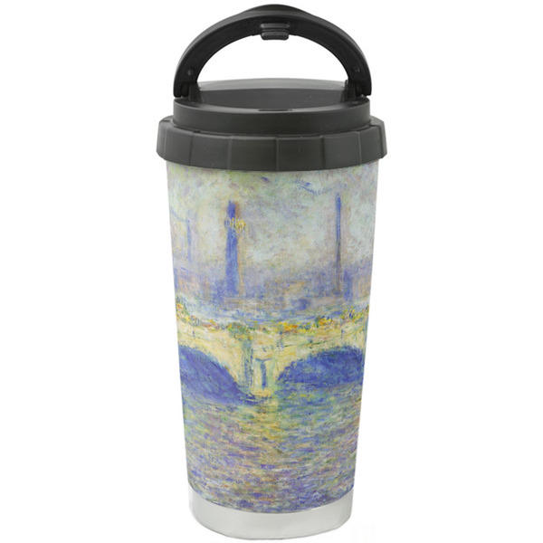 Custom Waterloo Bridge by Claude Monet Stainless Steel Coffee Tumbler