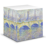 Waterloo Bridge by Claude Monet Sticky Note Cube