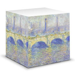 Waterloo Bridge by Claude Monet Sticky Note Cube