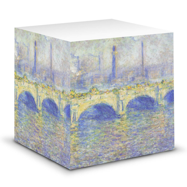 Custom Waterloo Bridge by Claude Monet Sticky Note Cube