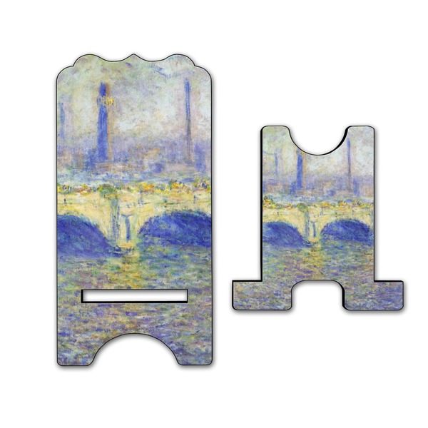 Waterloo Bridge Stylized Phone Stand - Front & Back - Large