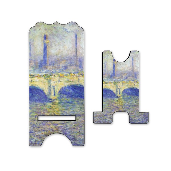 Waterloo Bridge Stylized Phone Stand - Front & Back - Small