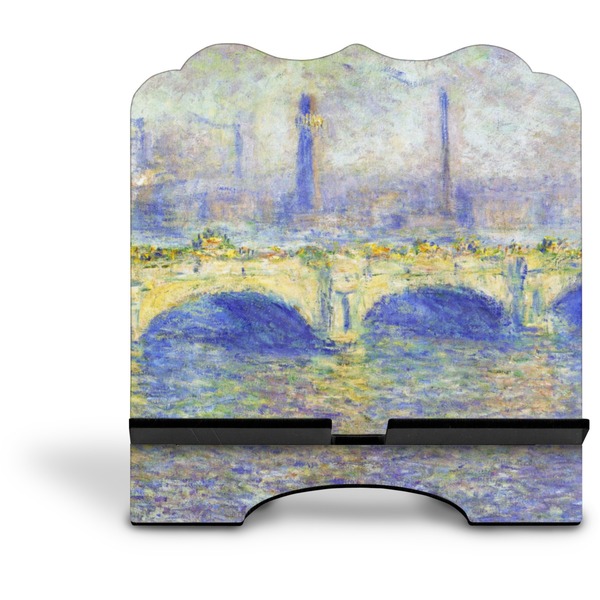 Waterloo Bridge Stylized Tablet Stand - Front without iPad
