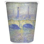 Waterloo Bridge by Claude Monet Waste Basket