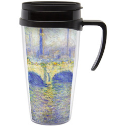 Waterloo Bridge by Claude Monet Acrylic Travel Mug with Handle