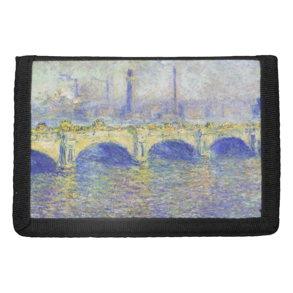 Custom Waterloo Bridge by Claude Monet Trifold Wallet