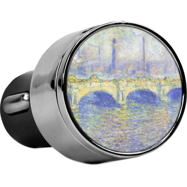 Custom Waterloo Bridge by Claude Monet USB Car Charger