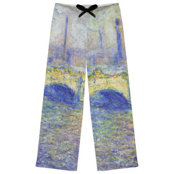 Waterloo Bridge by Claude Monet Womens Pajama Pants