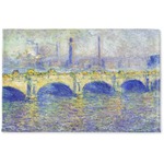 Waterloo Bridge by Claude Monet Woven Mat