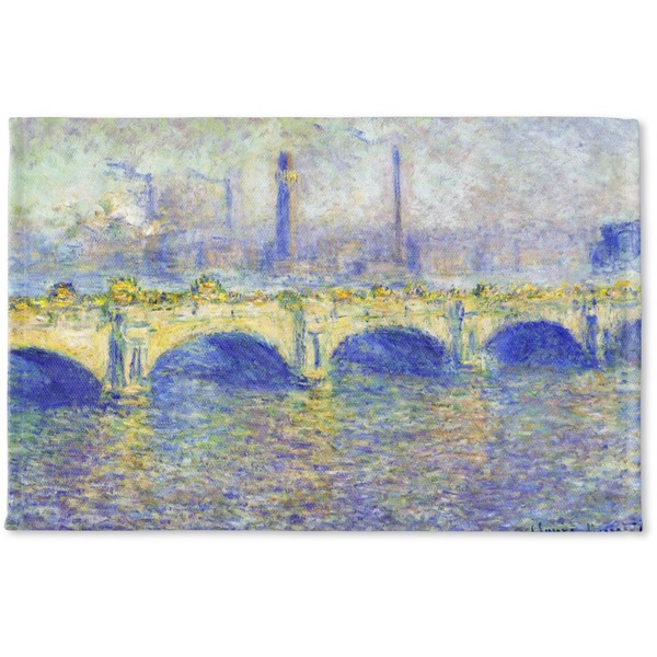 Custom Waterloo Bridge by Claude Monet Woven Mat