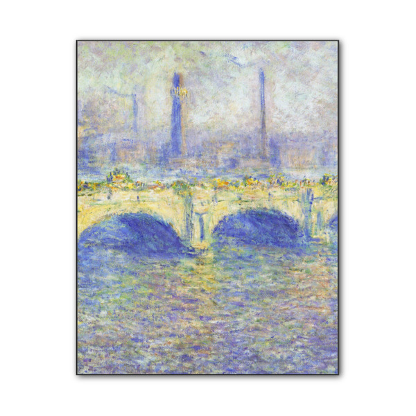 Custom Waterloo Bridge by Claude Monet Wood Print - 11x14