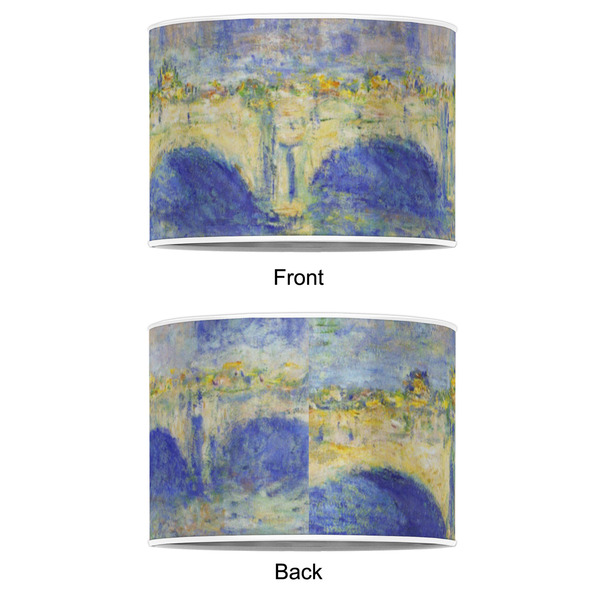 Waterloo Bridge by Claude Monet 12" Drum Lampshade - APPROVAL (Poly Film)