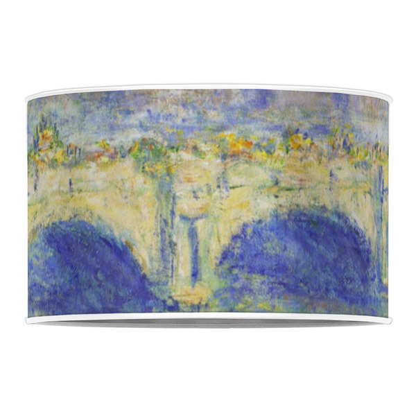 Waterloo Bridge by Claude Monet 12" Drum Lampshade - FRONT (Poly Film)