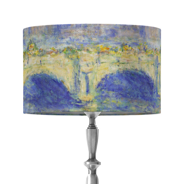Custom Waterloo Bridge by Claude Monet 12" Drum Lamp Shade - Fabric