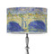 Waterloo Bridge by Claude Monet 12" Drum Lampshade - ON STAND (Poly Film)