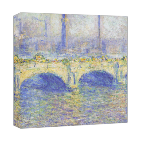 Custom Waterloo Bridge by Claude Monet Canvas Print - 12x12