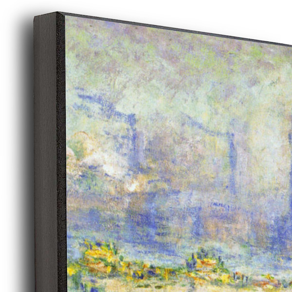 Waterloo Bridge by Claude Monet 12x12 Wood Print - Closeup