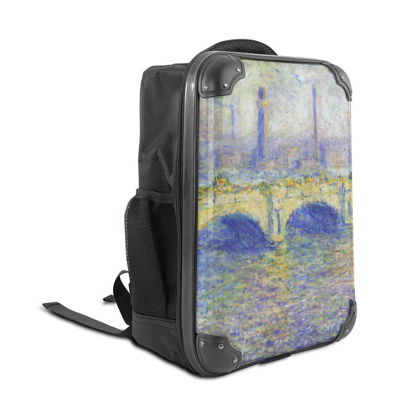 Waterloo Bridge by Claude Monet 15" Backpack - ANGLE VIEW