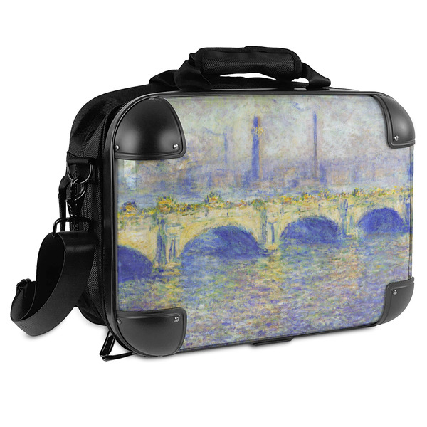 Custom Waterloo Bridge by Claude Monet Hard Shell Briefcase
