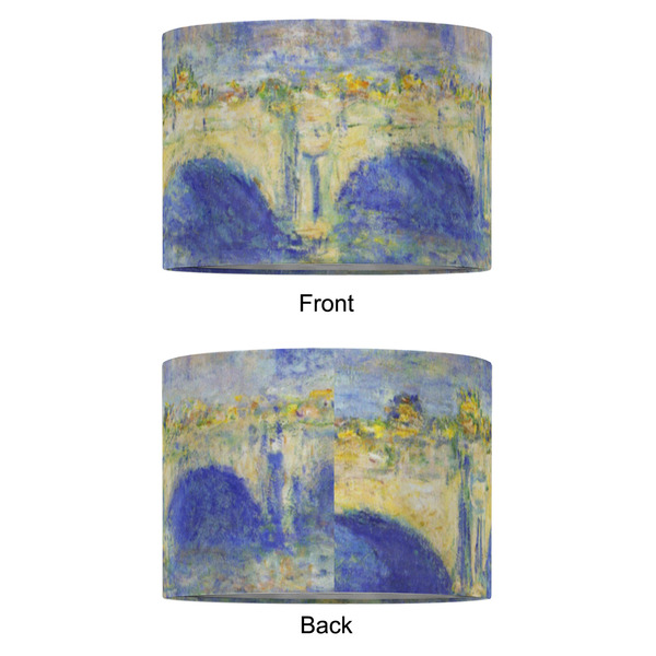Waterloo Bridge by Claude Monet 16" Drum Lampshade - APPROVAL (Fabric)
