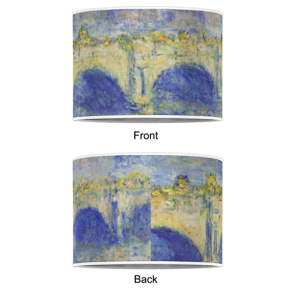 Waterloo Bridge by Claude Monet 16" Drum Lampshade - APPROVAL (Poly Film)