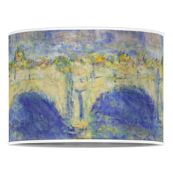 Waterloo Bridge by Claude Monet 16" Drum Lampshade - FRONT (Poly Film)