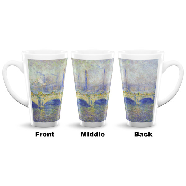 Waterloo Bridge by Claude Monet 16 Oz Latte Mug - Approval
