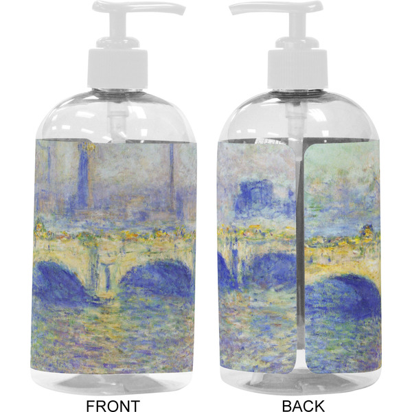 Waterloo Bridge by Claude Monet 16 oz Plastic Liquid Dispenser- Approval- White