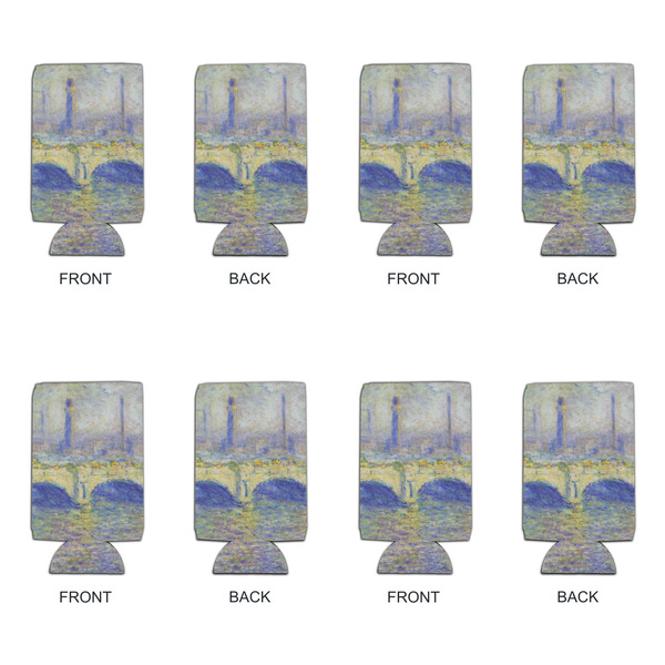 Waterloo Bridge by Claude Monet 16oz Can Sleeve - Set of 4 - APPROVAL