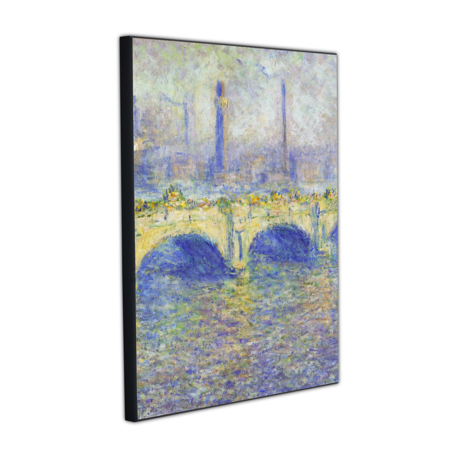 Claude Monet、WATERLOO BRIDGE、画集画、新品額装付 Custom Waterloo Bridge by Claude Monet Wood Prints | YouCustomizeIt