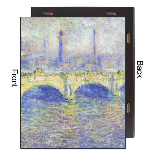 Waterloo Bridge by Claude Monet 16x20 Wood Print - Front & Back View