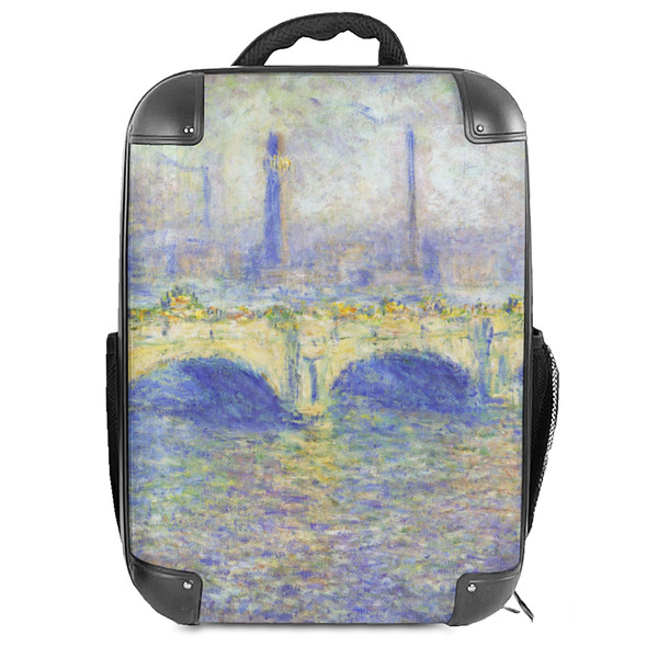 Custom Waterloo Bridge by Claude Monet Hard Shell Backpack