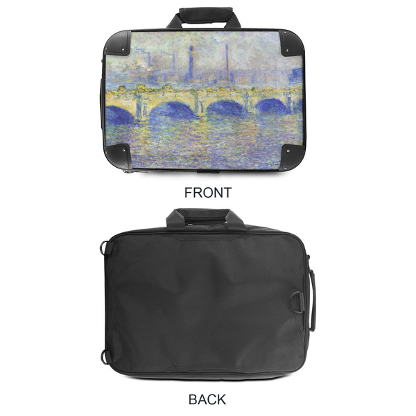 Waterloo Bridge by Claude Monet 18" Laptop Briefcase - APPROVAL
