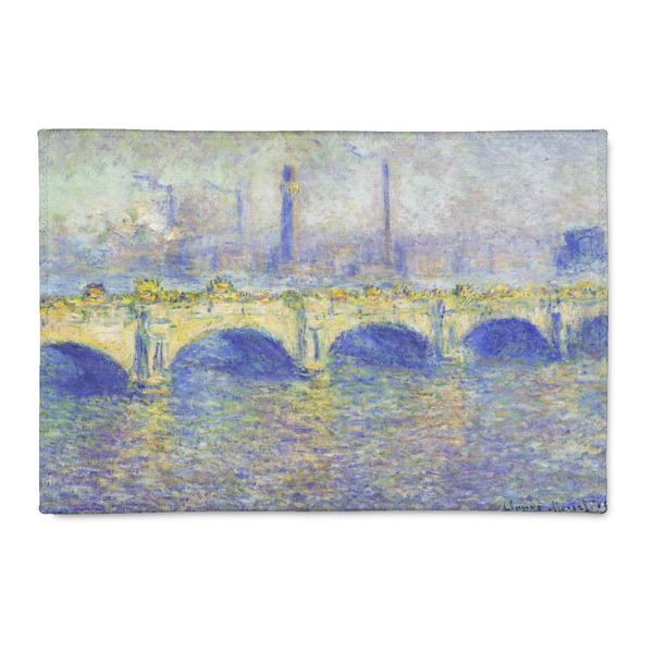 Custom Waterloo Bridge by Claude Monet 2' x 3' Indoor Area Rug